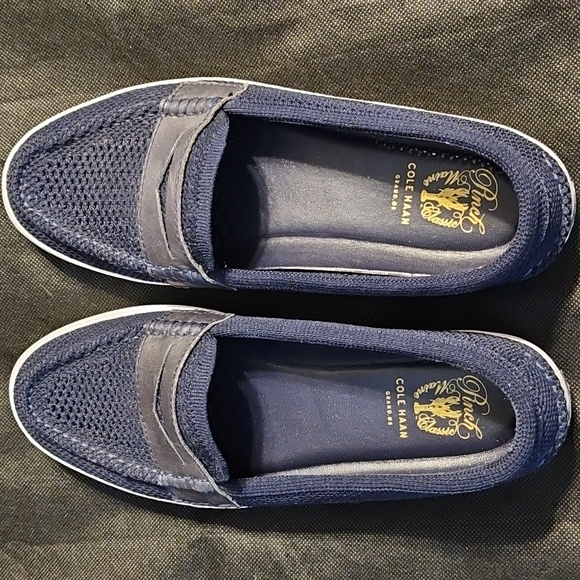 Cole Haan Shoes - Cole Haan Women's Blue Slip-on Loafers Boat Shoes